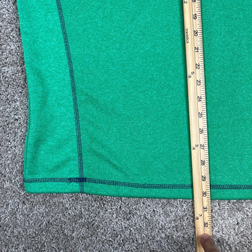 Pebble Beach Pullover Mens XL Green Heathered Quarter Zip Golf Performance‎ NEW